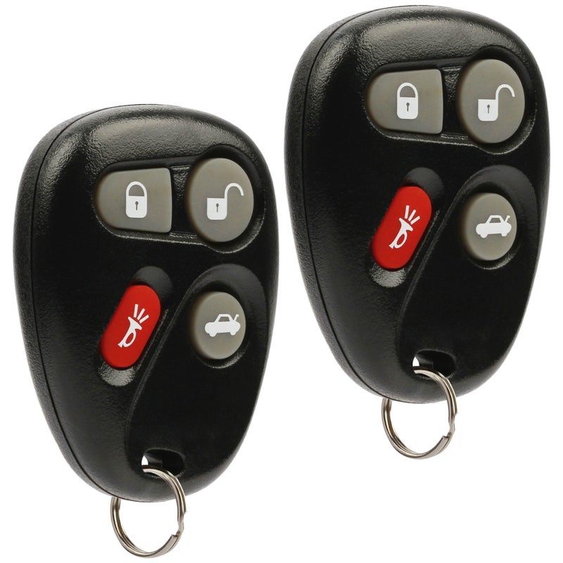 USARemote Car Key Fob Keyless Entry Remote fits Cadillac CTS SRX/Chevy Cavalier Malibu/Oldsmobile Alero/Pontiac Grand Am Sunfire/Saturn SC1 SC2 SL SL1 SL2 SW2 (L2C0005T), Set of 2 - Image 1